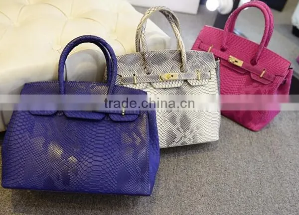 DY0058Z Europea Fashion Snakeskin pu Leather Bag Tote Handbag photo-4