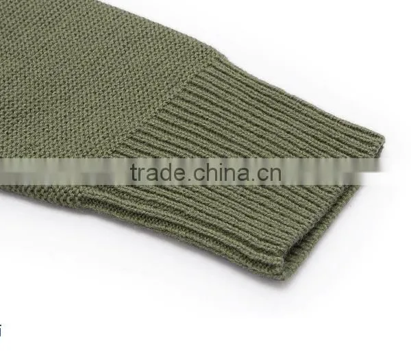 2017 New Design Style Women Green Color Turtleneck Long Sleeve Pullover Sweater photo-5