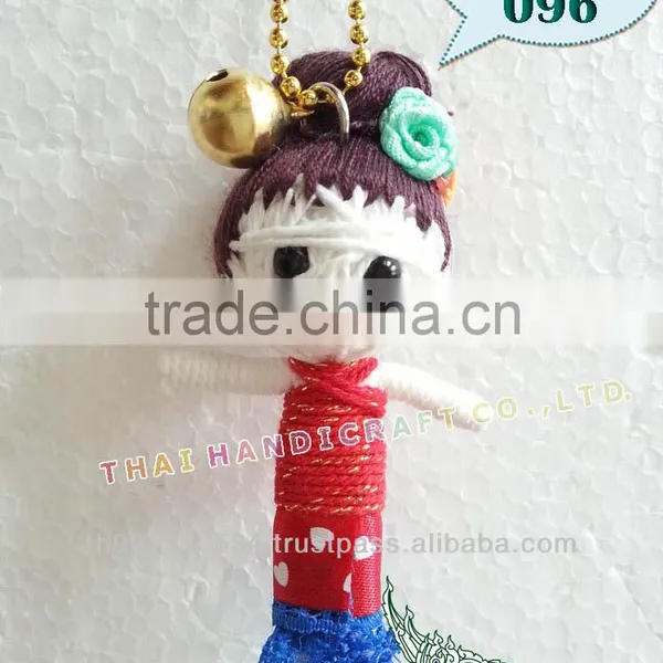 Handmade Keychains Keyrings Voodoo Doll String Accessories Bag Gifts