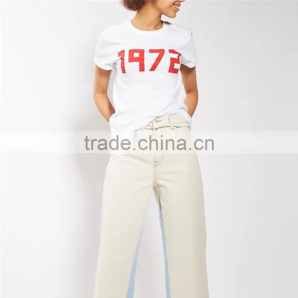 Custom Quality Slogan in Industries Blouse Garment 1972 Slogan Tee photo-6