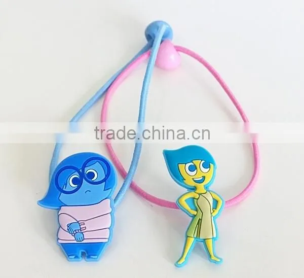 Inside Out Cartoon Characters Kids Elastic Hair Tie photo-2