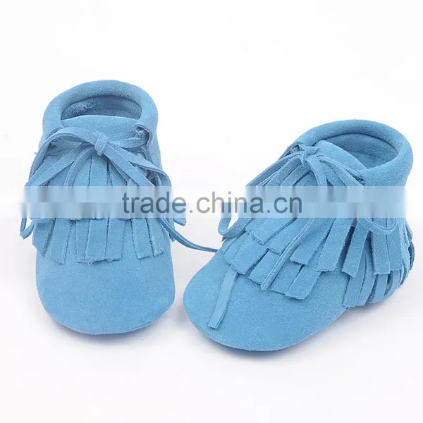 2016 New Design Lace Up Tassel Winter Newborn Baby Shoes photo-4