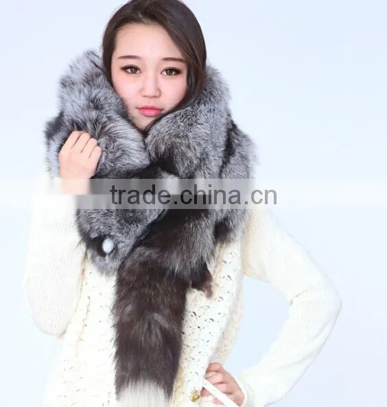 Noble and Match for Fox Fur Garment /Fox Fur Scarf/Wholesale And Retail Shawl photo-4