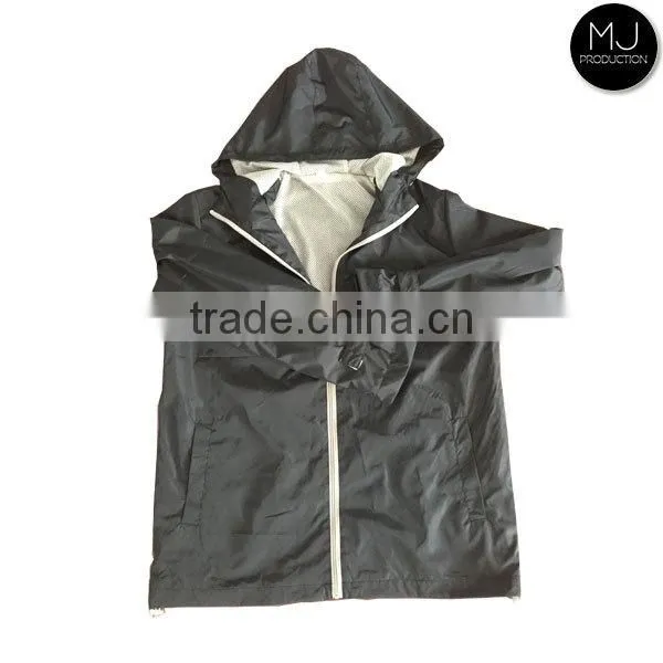 China Factory Wholesale Hot-selling Womens Hoody Rain Coat photo-3