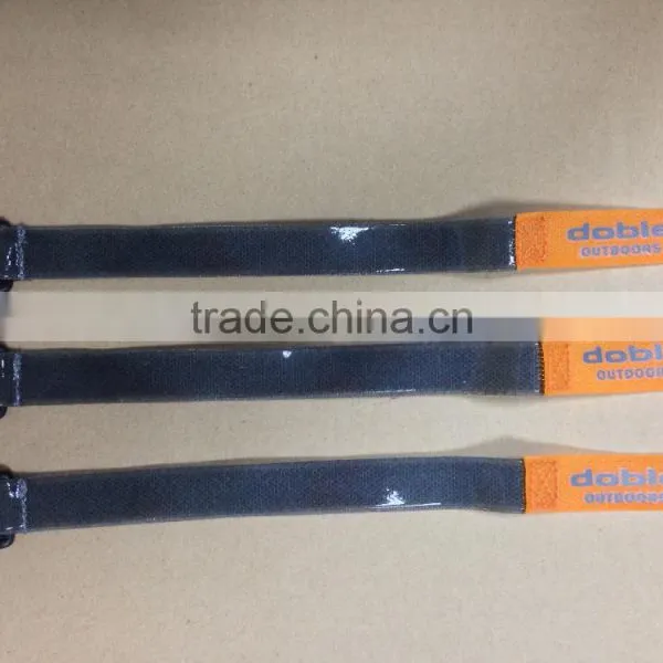Super Quality 100% Nylon Colourful OEM&ODM Strap Logo Printed Customized Hook and Loop Cable Tie With Fashionable Design photo-2