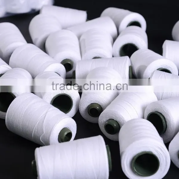 Bleached White 18s/2 Poly Cotton Sewing Thread photo-2