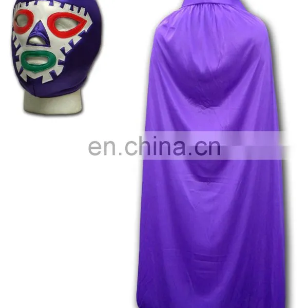 Mexican Lucha Libre Adult Purple Wrestling Cape photo-2