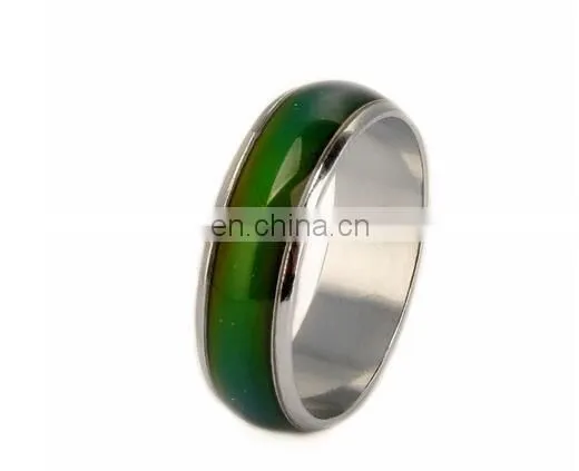 Amazing Change Color Temperature-sensitive Mood Rings Emotional Band US Size 6/7/8/9/10 photo-4