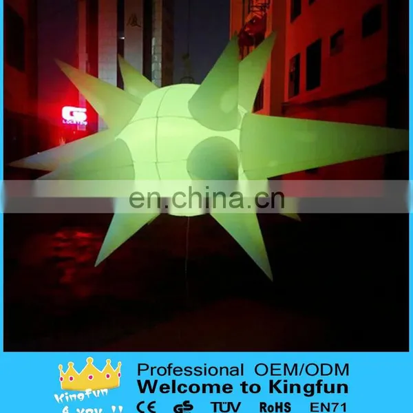 LED UFO Yard Inflatable Star Decoration photo-3