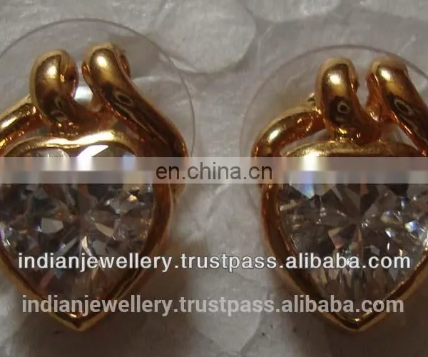 Cz Earrings Jewelry Manufacturer, Cz Chandelier Jewellery Exporter photo-3