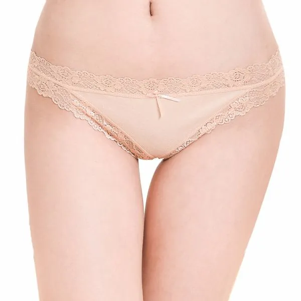 Yun Meng Ni Sexy Underwear Heart Printed Bikini T-back Breathable Cotton Women Thong Panties photo-2