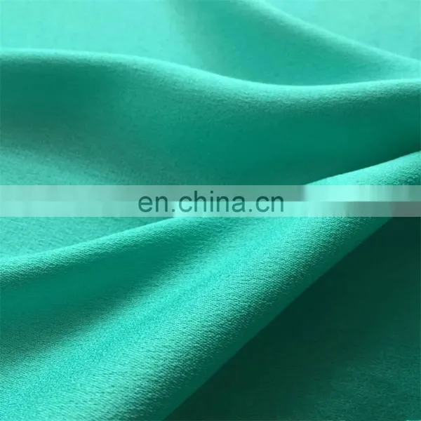Chinese Supplier 75D Polyester Moss Crepe Fabric Soild Color High Quality Moss Crepe Fabric photo-5