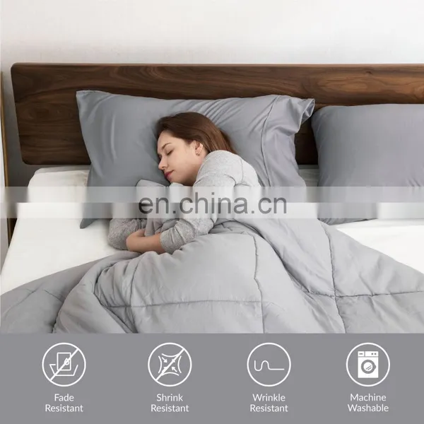 High Quality Sensitivities Smooth Surface 100% Polyester Cozy Home Pillowcase photo-6