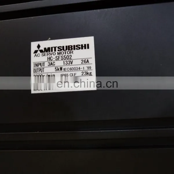 High Output Power HC-SFS502 5KW Original Mitsubishi AC Servo Motor For Wrapping Machine photo-3