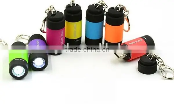 0.5W Mini Keychain Usb Flashlight photo-5