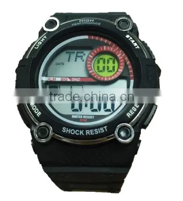 Fashion LCD Digital Stopwatch Sports Wrist Watch at Low Price