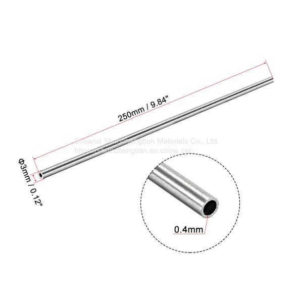 6mm 7mm 8mm 9mm 10mm OD 304 Stainless Steel Round Tubing 250mm Length Seamless Straight Pipe Tube photo-5