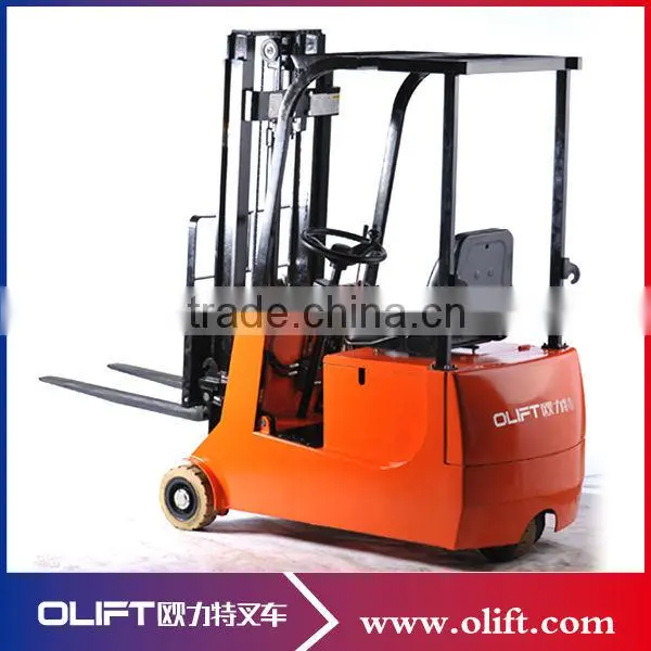 1 тонна Olift трехколесный мини-электрический погрузчик