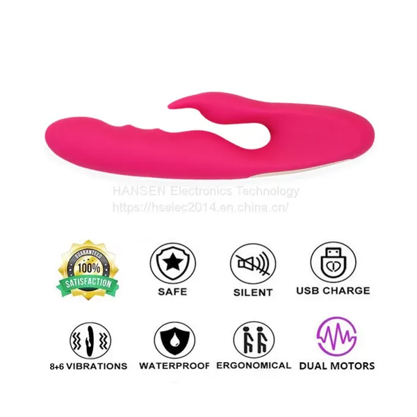 AV Vibrator With 8+6 Frequency g Spot Vibrator Sex Toys Clitoral Stimulator for Female photo-3