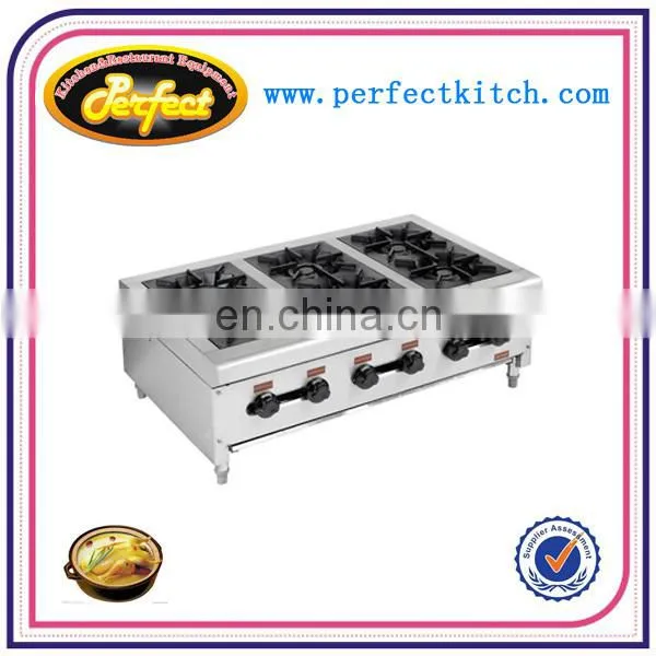 Commercial Italian Table Top 4 Burners Gas Cooking Ranges photo-4