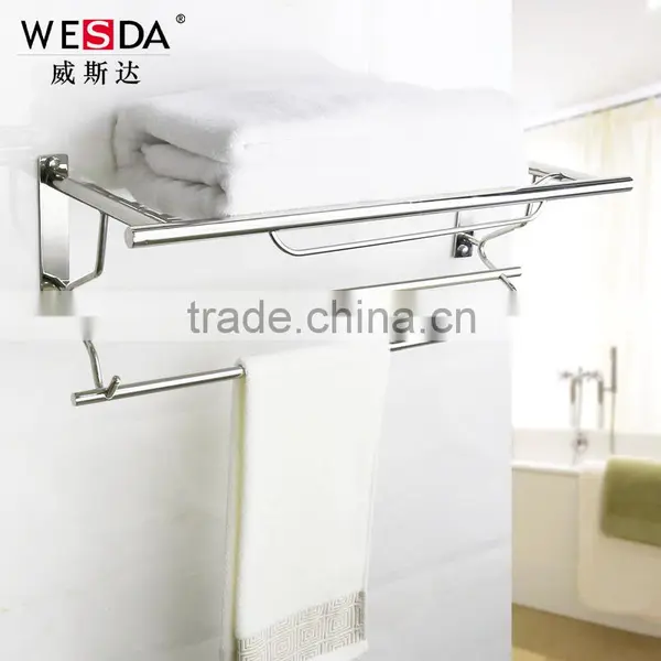 Wesda Made in China High Quality Stainless Bath Towel Shelf 092 photo-2