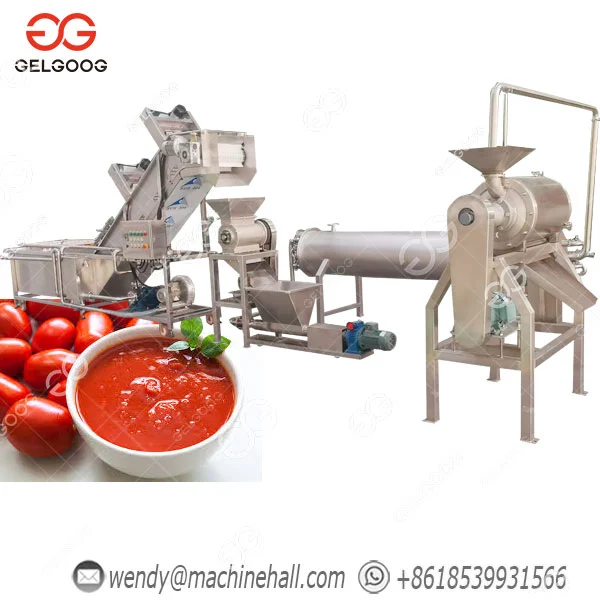 Tomato Sauce Processing Puree Production Process Ketchup Production Line for Sale Tomato Paste Manufacturing Plant