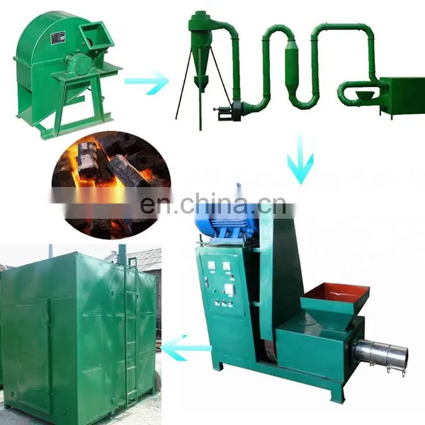 Screw Type Briquette Charcoal Making Machine Extruder Production Line photo-3