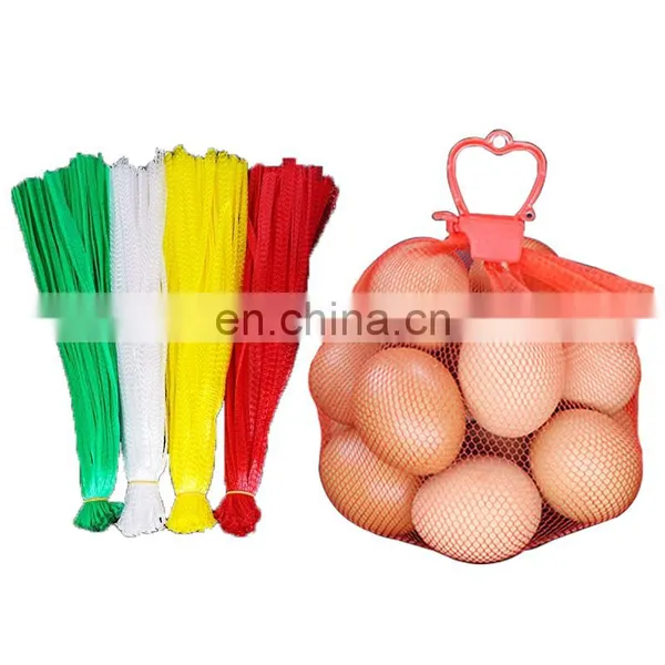 High Quality Manufacturer Eco Friendly String Net Tote Bag Red Mesh Net Bag for Markets Vegetable and Egg