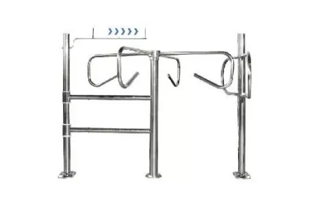 Shop Security Gate/ Security Entrance Gates Turnstile Entrance Gate Swing Gate photo-3
