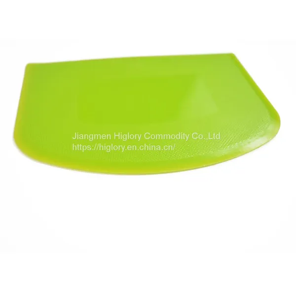 Amazon Hot-Selling Silicone Soft Dough Cutter High Quality Baking Pastry Tool Cake Cream Scraper Plastic Dough Scraper photo-2