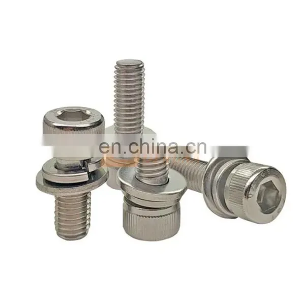 Sinotruk Hohan Truck Spare Parts Q1401235 Hexagon Head Bolts And Flat Washers Assembly photo-3