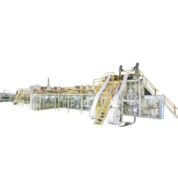 Semi Servo Disposal Baby Diaper Making Machine Prix In China photo-4