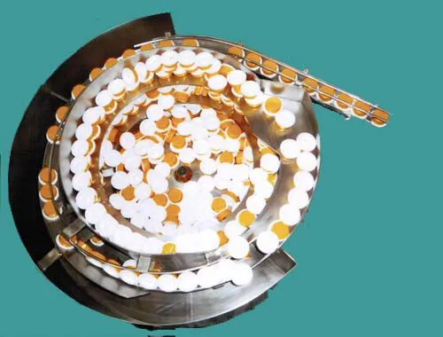 HUILIDE vibratory bowl feeder for caps
