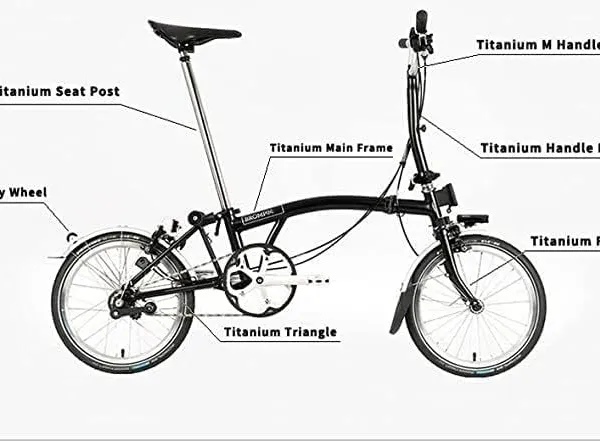 TIBROMTACK Titanium Pivot Hinge Spindle Pin Axle+ and Washers for Brompton Contactor of Rear Triangle and Main Frame Bolts & Screws photo-2