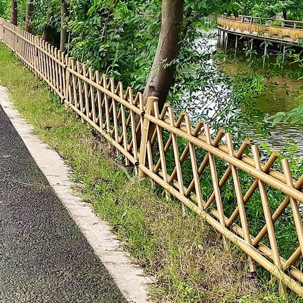 Imitation Bamboo Fence for Garden Decoration | Artificial Bamboo Panels