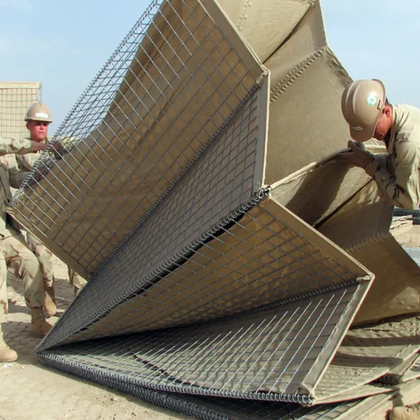 Hesco Bastion  Galvanized Barrier Welded Barriers for Bastion Sand Recover Geotextile Bastion