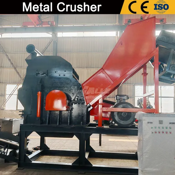 Scrap Metal Drum Crusher for Metal Recycling Production Line photo-2