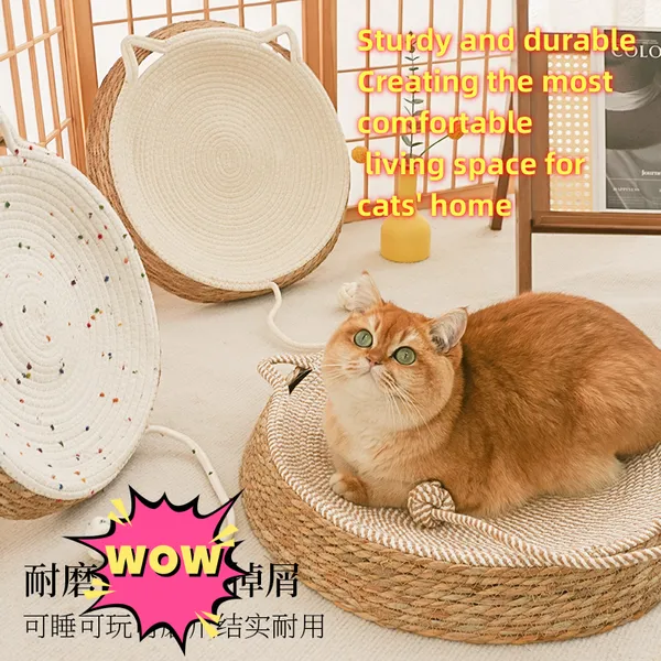 Non-Slip Plush Pet Bed for Travel and Home Use - Ideal for Cats photo-2