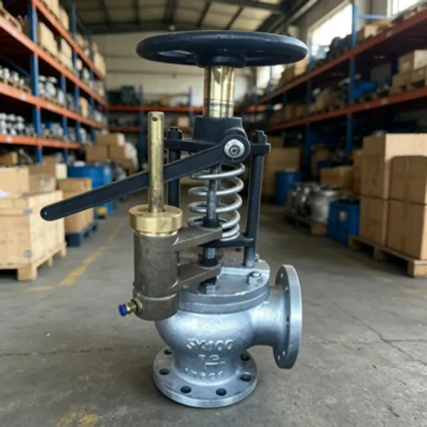 JIS F7399 Cast Steel Angle Pneumatic Quick Closing Valve With Mill Test Report photo-5