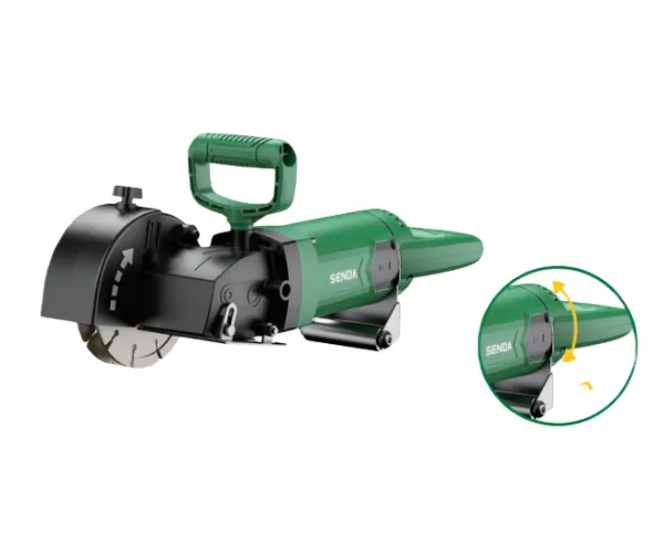 Professional Multi-Blade Wall Chaser Grooving Machine 135-5, 2400W Adjustable Width & Depth Wall Cutter for Hydropower Installation
