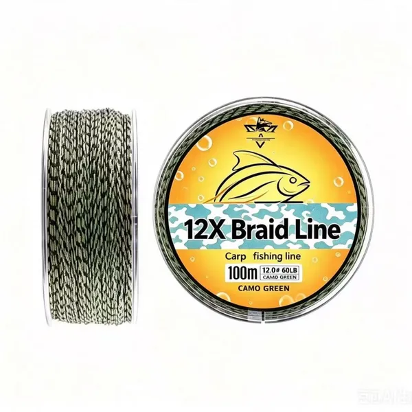 Avatar Sports 100m/300m/500m Custom Service Strong 12X Braided Carp Fishing Line photo-3