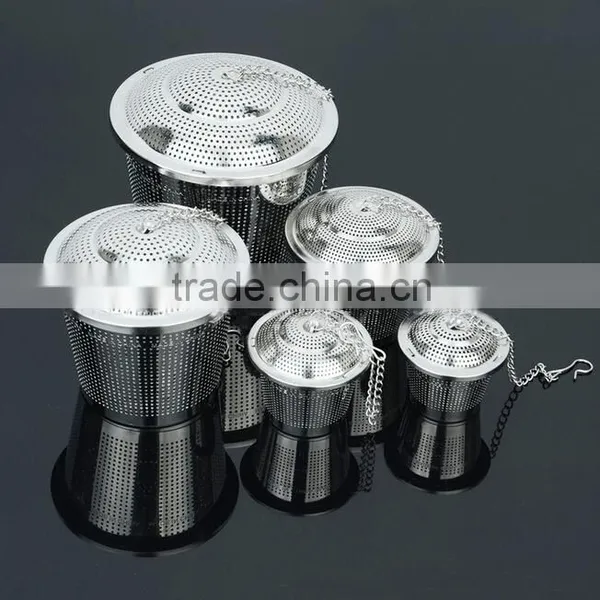 Amazon FDA Good Metal Tea Infuser Metal Tea Bag Infuser Stainless Steel 304 Tea Strainers Wholesale