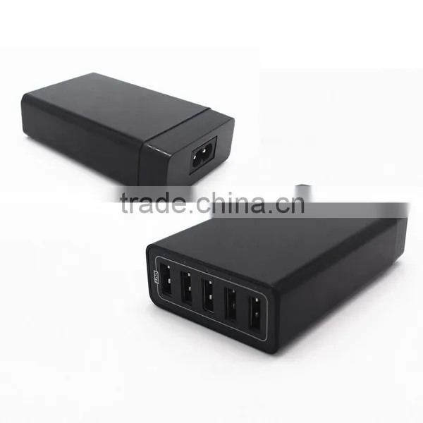 Output 5v 8a 5 Ports Universal Mobile Phone Quick Usb Travel Charger photo-2