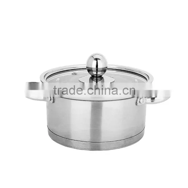 Stainless Steel 201 Thin Handles Induction Korean Mini Cooking Pot Cookware Set photo-4