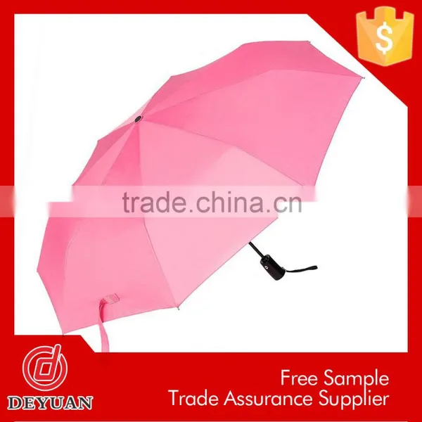 China Supplier Fashion Design 3 Folding Easy Open Umbrellas photo-4