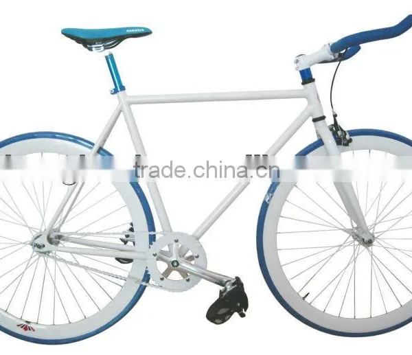 HH-FG02A 700c White Fixed Gear Bikes With Flip Flop