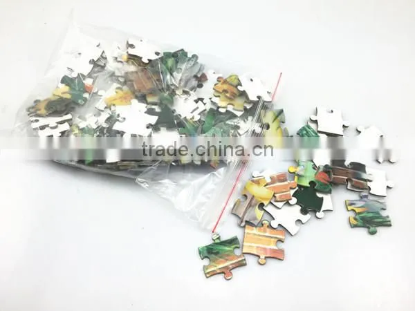 Educational Toys Custom Kids Playing Printing Paper Jigsaw Puzzle Die