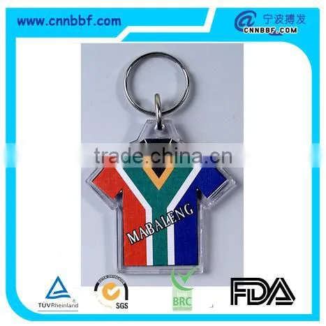 Custom Printing Key Rings/ T-Shirt Clear Keyring - Takes Printed Insert photo-2