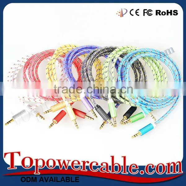2016 Hot New Cheap Fishing Net Design 3.5Mm Aux Auxillary Cord Cable photo-3
