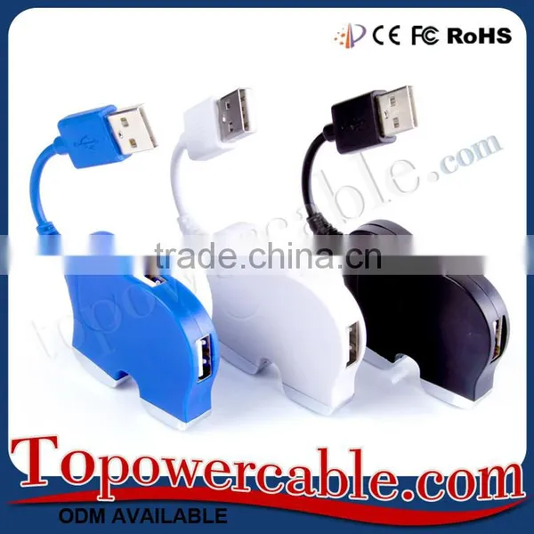 Cute Elephant Shaped Power Supply Usb 4 Port Hubs Bulk Buy Online photo-3